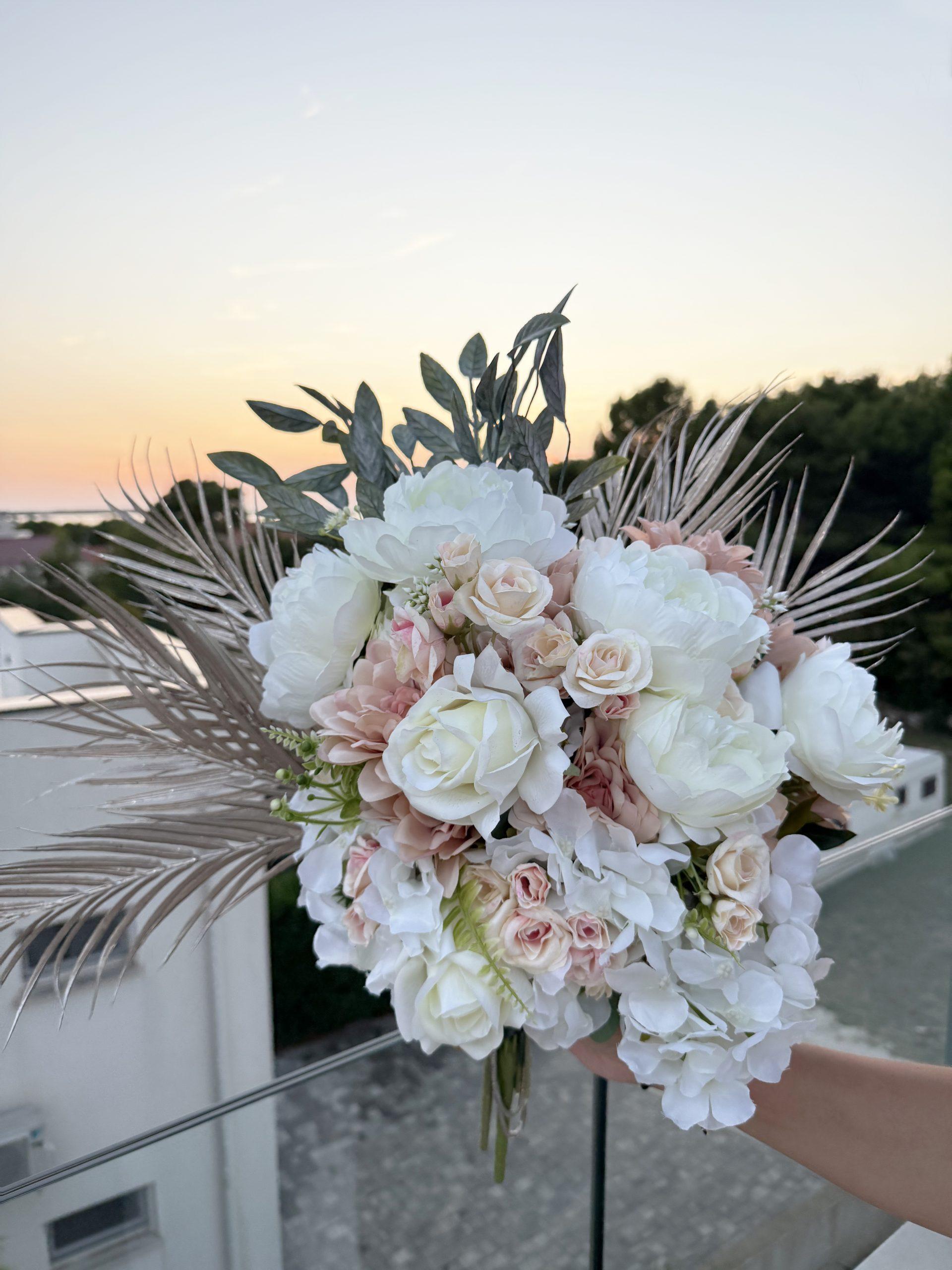 Bézs csokor közelkép